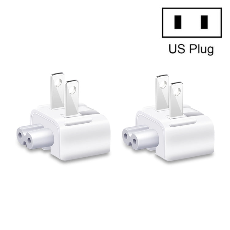 Adattatore di alimentazione XJ01 da 2 pezzi per caricabatterie iPad 10W 12W e caricabatterie serie MacBook, presa americana, US Plug Adattatore di alimentazione XJ01 da 2 pezzi per caricabatterie iPad 10W 12W e caricabatterie serie MacBook, presa americana, US Plug